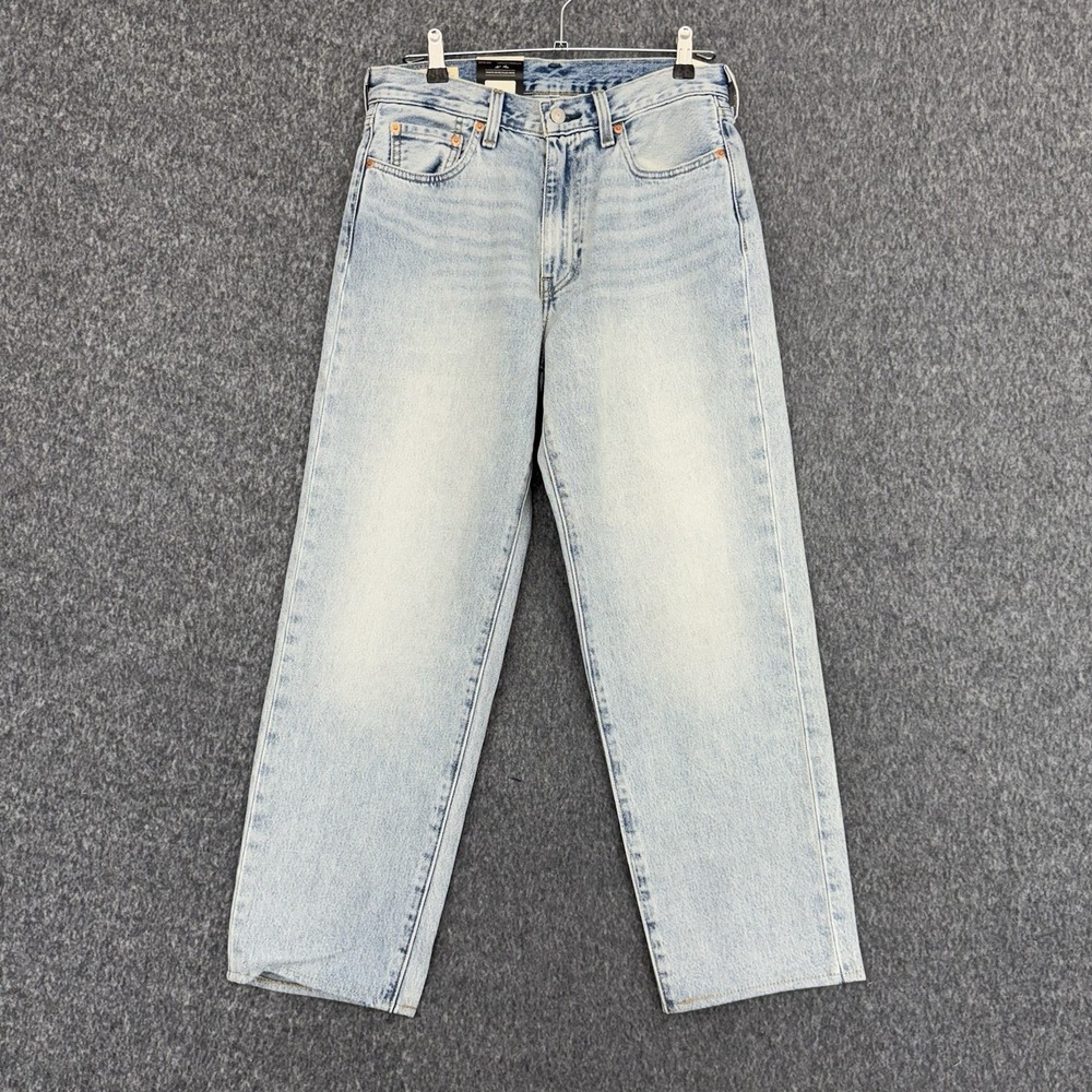 Levi's Premium 568 Loose Straight Jeans Men's 29x30 Light Wash NWT